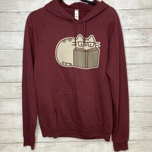 Pusheen Cat Reading Book Sweater